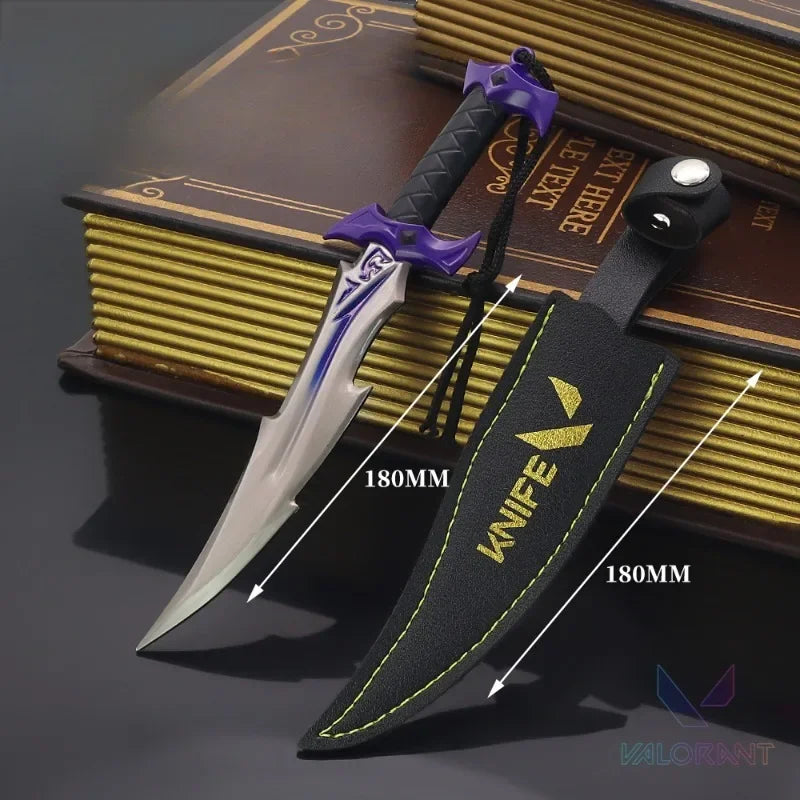 18cm Valorant Reaver Knife Metal Not Sharpened 