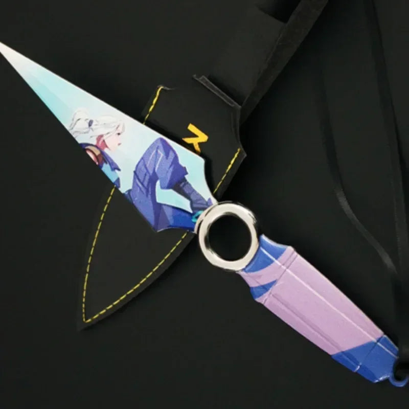 17cm Valorant GO JETT Kunai Metal 