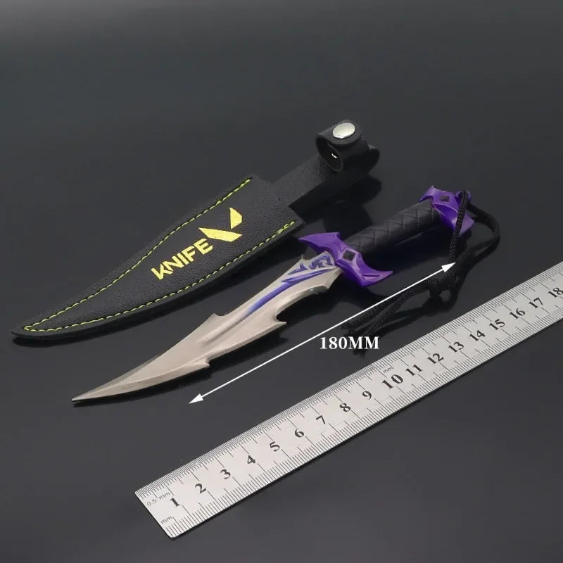 18cm Valorant Reaver Knife Metal Not Sharpened 