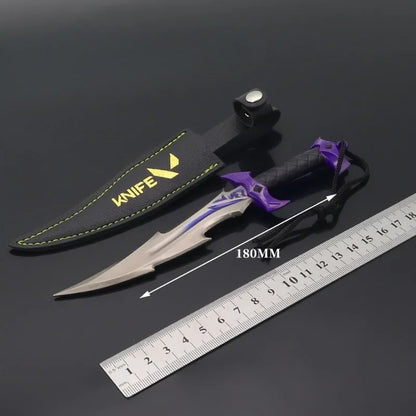 18cm Valorant Reaver Knife Metal Not Sharpened 
