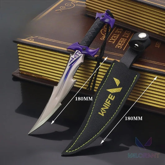 18cm Valorant Reaver Knife Metal Not Sharpened 